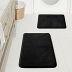 HUXMEYSON Bathroom Rugs Sets 2 Piece, Non-Slip & Quick Dry Bath Mat Set by HUXMEYSON