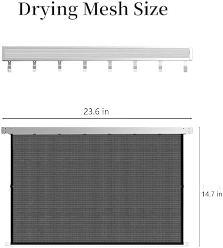LETINE Wall Mounted Drying Rack: Retractable Indoor Clothes Drying Rack – - Image 3