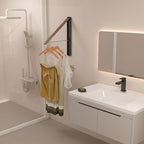 Dr.DJ Clothes Drying Rack, Wall-Mounted Retractable & Foldable Clothes Hanger - Image 6