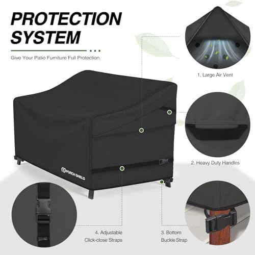 Porch Shield Waterproof Outdoor Bench Cover 56W x 31D x 33H inch - Image 4