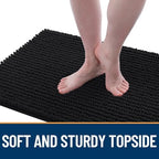 OLANLY Dog Door Mat for Muddy Paws 40x32, Extra Absorbent Chenille Mud Mat - Image 3