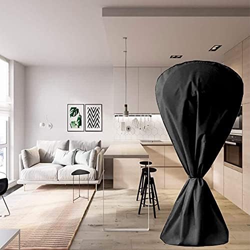 Electric Fan Dust Cover 420D Heavy Duty Standing Round Fan Cover Washable All - Image 4