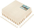 Sorbus Interlocking Wood Grain Foam Floor Tiles by Sorbus