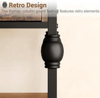 Garvee 52" Console Table with 3 Drawers, Roman Column Entryway Table, Narrow - Image 7