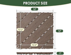 9 PCS Plastic Interlocking Deck Patio Tiles - Image 2