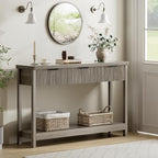 Lulive Fluted Console Table, 51 Inch Entryway Table - Image 3