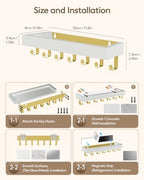 Key Holder Wall Mount Magnetic Adhesive - Image 3