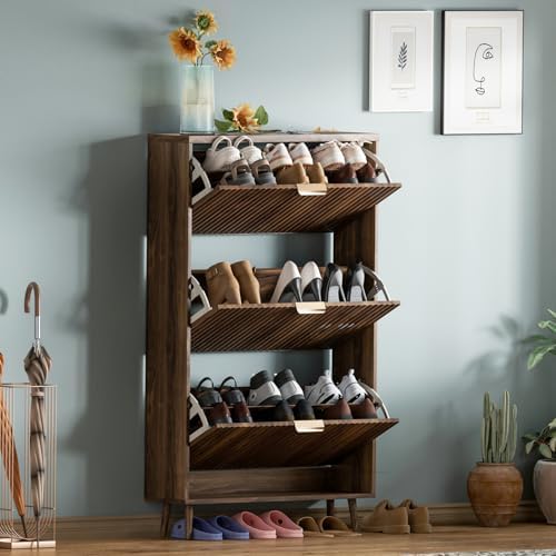 Shoe Cabinet Storage, Modern Freestanding Organizer - Image 6