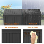PatioZen 155 Gallon Deck Boxes Waterproof Storage Box - Image 5