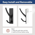 pickpiff Matt Black Self-Adhesive Hook, 13LB Hanger - Image 3