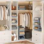 Stackable Closet Organizers and Storage Bins, Open Front Closet Shelf Organizer - Image 6