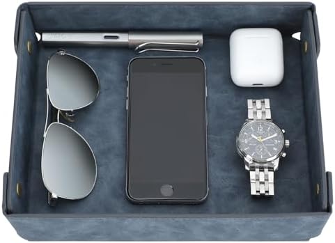 CASIRENA Faux Leather Valet Tray Organizer by CASIRENA