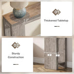 Tribesigns 70.9-Inch Extra Long Console Table, Farmhouse Wood Sofa Table Behind - Image 7