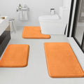 HUXMEYSON Bathroom Rugs Sets 3 Piece, Non-Slip & Quick Dry Bath Mat Set by HUXMEYSON