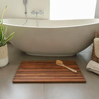 Nordic Teak 100% Solid Teak Wood String Mat - Image 2