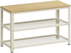 VASAGLE 3-Tier Shoe Rack, Storage Bench by VASAGLEbySONGMICSHOME