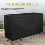 Bar Height Patio Set Cover, Outdoor Bar Stools Set Cover - Image 7