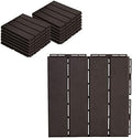 ASTEROUTDOOR Interlocking Deck Tiles Plastic Waterproof Outdoor Flooring 12" x by AsterOutdoor