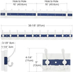 SKOLOO Coastal Wall Mounted Coat Rack - Image 3