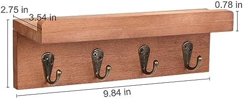Key Holder Wall Mount, Farmhouse Wall Shelf - Image 6