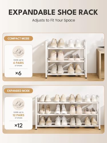 Bumusty 3 Tier Expandable Shoe Rack - Image 5