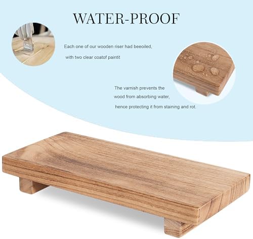 Wood Bathroom Tray Farmhouse Decor Kitchen Soap Holder - Image 4