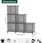 6Cube Storage Organizer Modular Stackable - Image 3