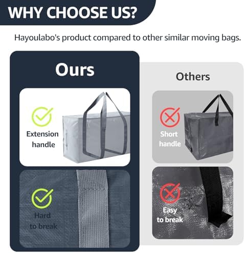Moving Bags Heavy Duty Extra Large, Moving Boxes, Moving Supplies Essentials - Image 4