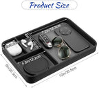 Leather Valet Tray 12”x8” – PU Leather Catchall - Image 2