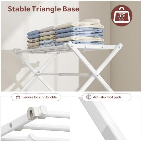 Simple Trending Drying Rack Clothing, 3-Tier Clothes Drying Rack - Image 7