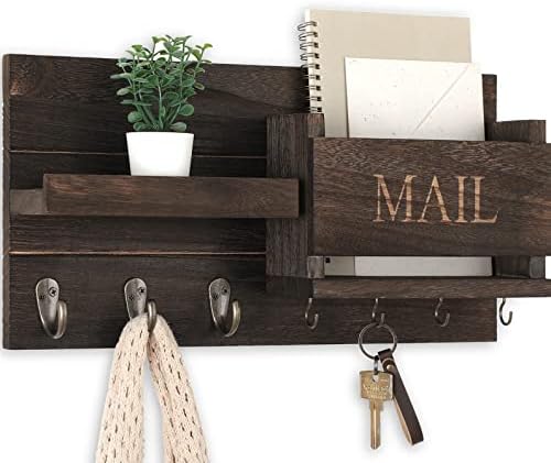 Lwenki Mail Organizer for Wall Mount – Key Holder by Lwenki