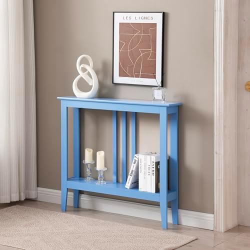 Kings Brand Narrow Console Table w/Storage Shelf by KingsBrandFurniture