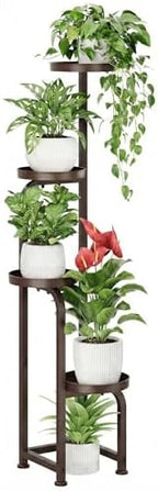Bamworld Corner Plant Stand Indoor Outdoor Tall Metal Flower Pot Stands by Bamworld