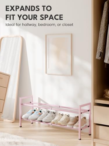 Bumusty 2 Tier Expandable Shoe Rack - Image 5
