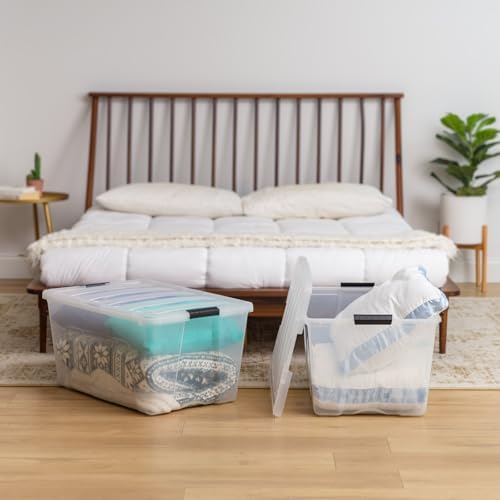 IRIS USA 2-Pack 94 Quart Storage Bins - Image 4