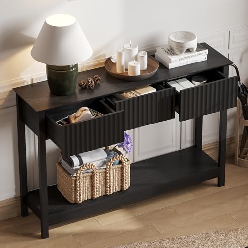 Treocho 47" Fluted Console Table - Image 3