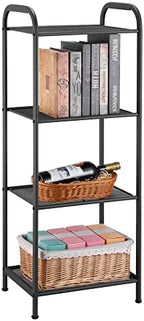 MAX Houser 4 Tier Standing Shelf Units Storage Rack, Charcoal Gray - Image 6