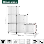 6Cube Storage Organizer Modular Stackable - Image 3