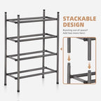 STORAGE MANIAC Expandable Shoe Rack - Image 4