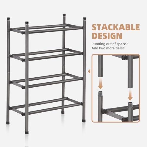 STORAGE MANIAC Expandable Shoe Rack - Image 4