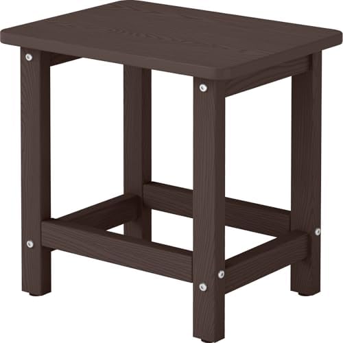 Weatherproof Outdoor Side Table, HDPE Small Outdoor Table by BIVODA