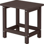 Weatherproof Outdoor Side Table, HDPE Small Outdoor Table by BIVODA