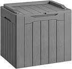 Devoko 30 Gallon Resin Deck Box Outdoor Indoor Waterproof Storage Box by DEVOKO