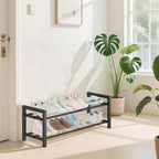Expandable Metal Shoe Rack for Closet & Entryway, Shoe Storage Organizer - Image 2
