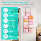 HapiRm Over the Door Purse Organizer - Image 5
