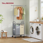 Tajsoon 2 Section Laundry Sorter Hamper - Image 2