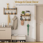 29 inch Coat Rack Wall Mount - Image 6
