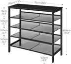 HOOBRO Shoe Rack for Entryway, 5-Tier Shoe Organizer - Image 3