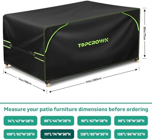 Topcrown Patio Furniture Covers Waterproof - Image 2