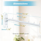 Alise Wall Mounted Clothes Drying Rack, Swivel Clothes Hanger - Image 6